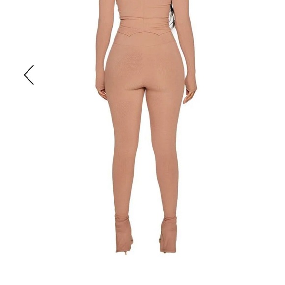 Naked Wardrobe Snatched & Slit Leggings - Picture 3 of 6